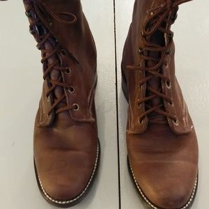 Laredo Lace Up Boot Brown Leather
